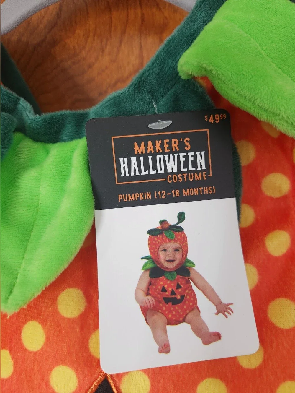 Marker's Halloween Pumpkim Costume